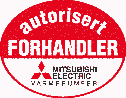 Autorisert Mitsubishi varmepumpe forhandler